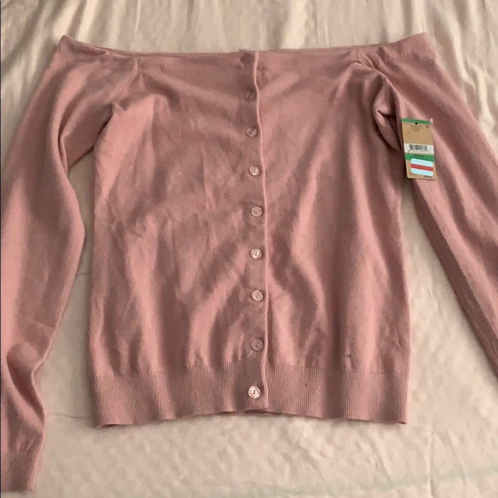 NWT Rachel Roy off the shoulder sweater